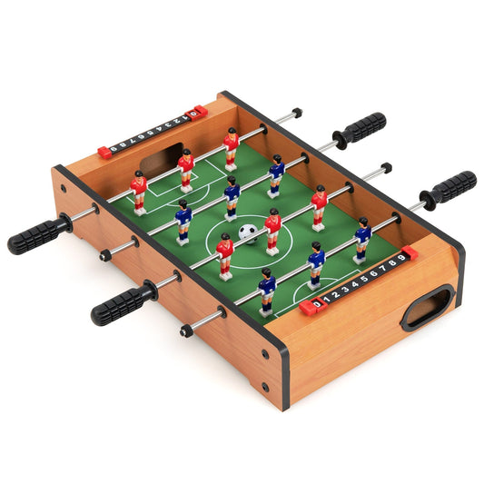 Foosball Table 20-Inch Mini Tabletop Indoor Soccer Game Unit - Detail Angle 2 | Majestic Pet Kingdom