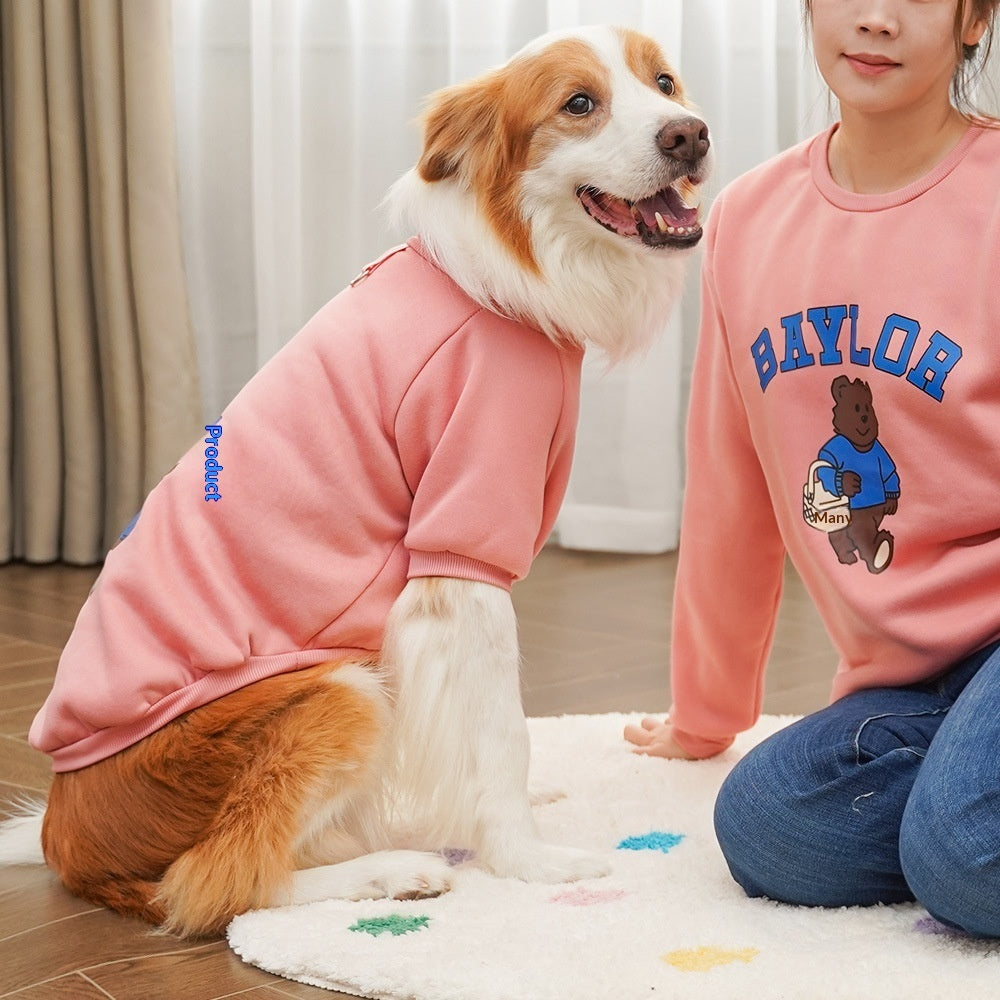 Dog Hoodie Fleece Lined Warm Autumn Winter Sweatshirt Coat - Main Feature View | Majestic Pet Kingdom
