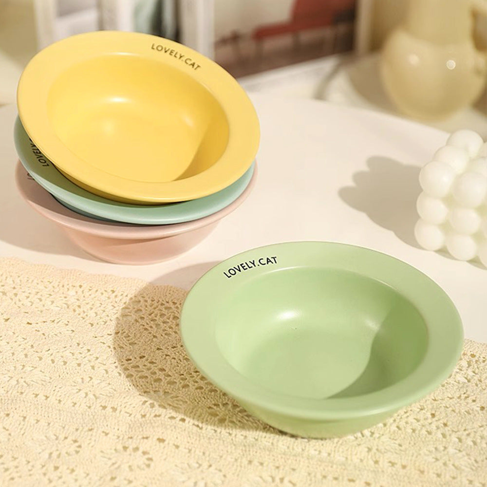 Pet Bowl High Foot Acrylic Rack Cat Ceramic