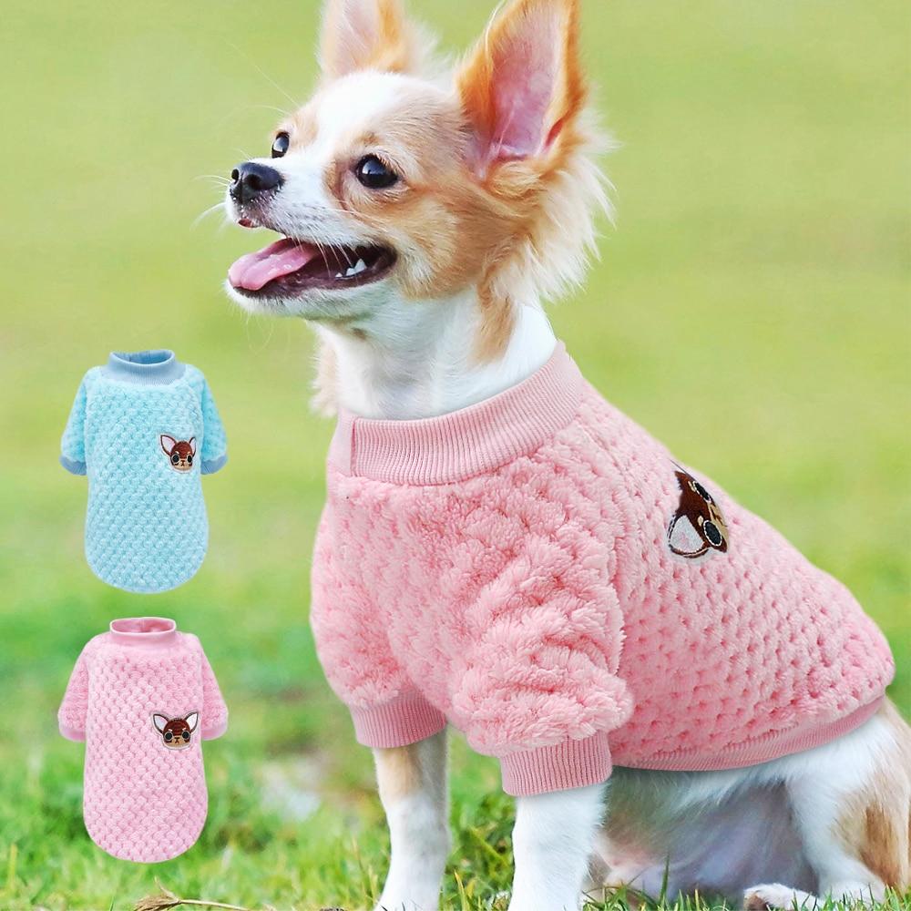 Winter Soft Warm Pet Dog Jacket Coat Dog Clothes Puppy Kitten Clothing For Small Medium Dogs - Majestic Pet Kingdom
