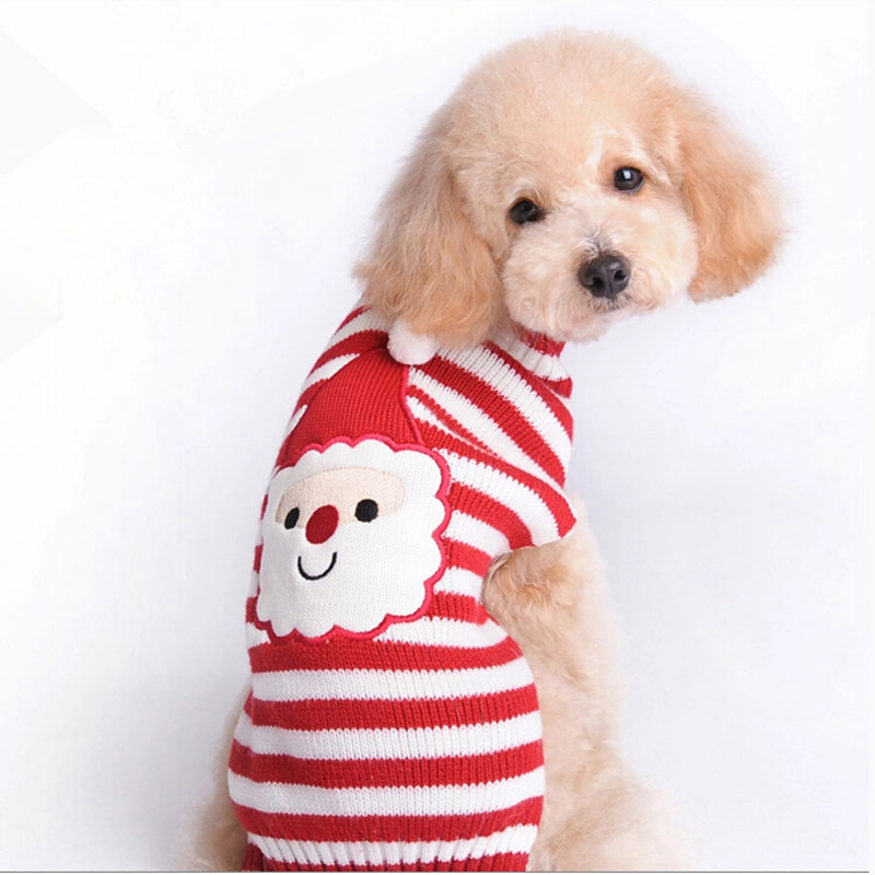 Pet dog clothes christmas pompom christmas small - Majestic Pet Kingdom