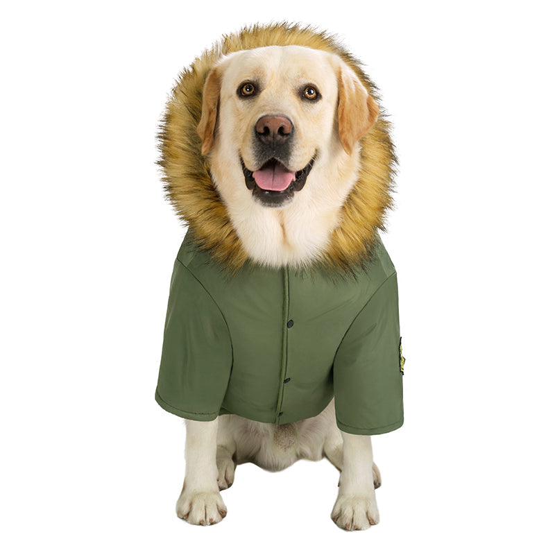 Dog Clothes Autumn And Winter Large Dog Down Jacket - Majestic Pet Kingdom