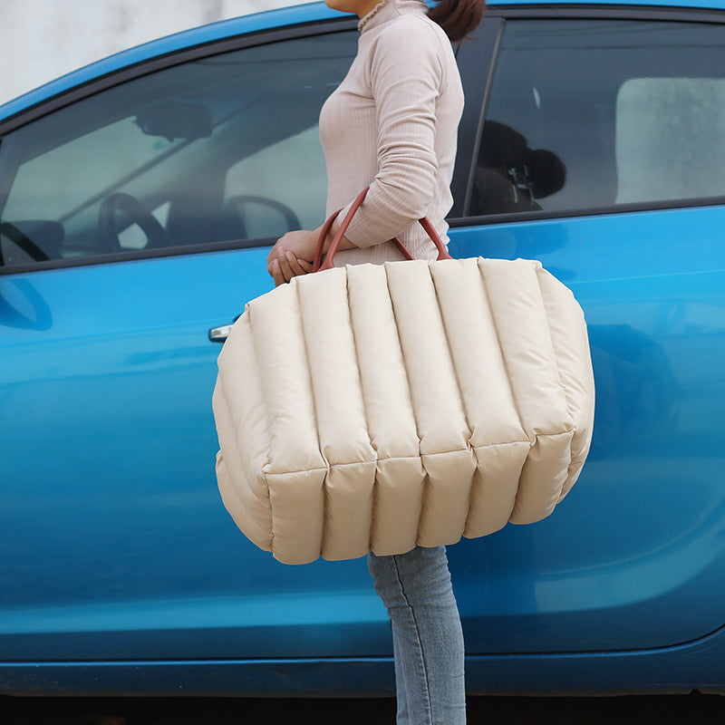 Pet Nest Travel Cat Nest Dog Nest Cage Mat Handbag Car Dual Use Winter Warmth - Majestic Pet Kingdom