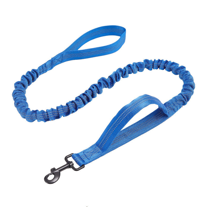 Dog Leash Retractable Elastic Bungee Reflective Lead Strap