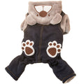 Pet fun paw print bear pet clothes - Majestic Pet Kingdom