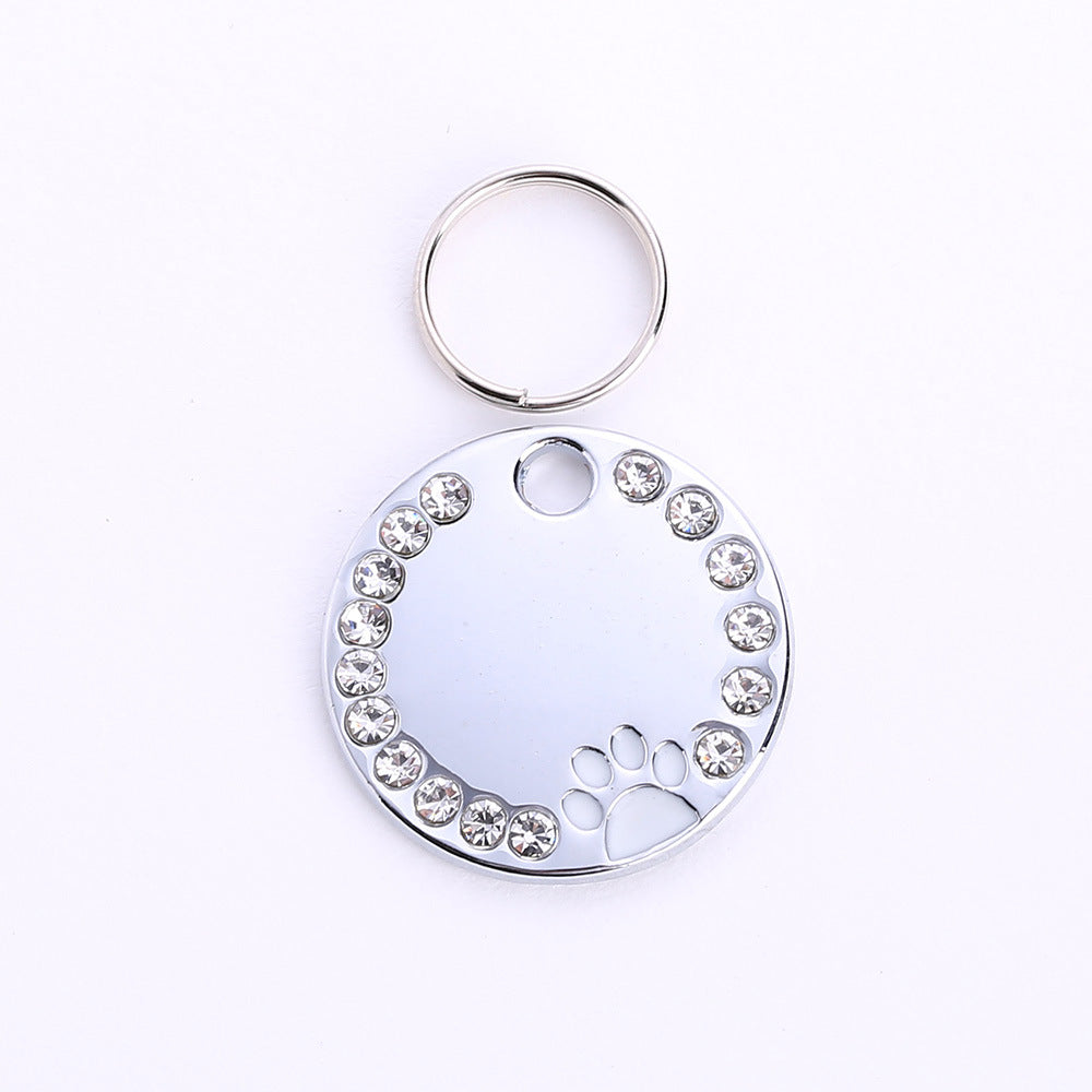Dog ID Tags Custom Engraved Stainless Steel Name Charm Plate