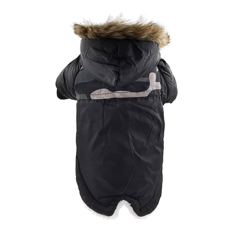 Dog Clothes Winter Thickened Warmth Cotton Pet Dogs Coat Jacket - Majestic Pet Kingdom