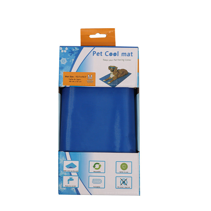 Water-wave-pattern Pet Gel-sponge Cooling Mat - Majestic Pet Kingdom