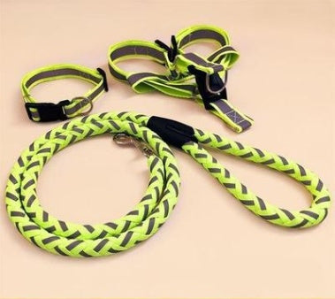 Dog Leash Heavy Duty Nylon Padded Handle Walking Pet Lead