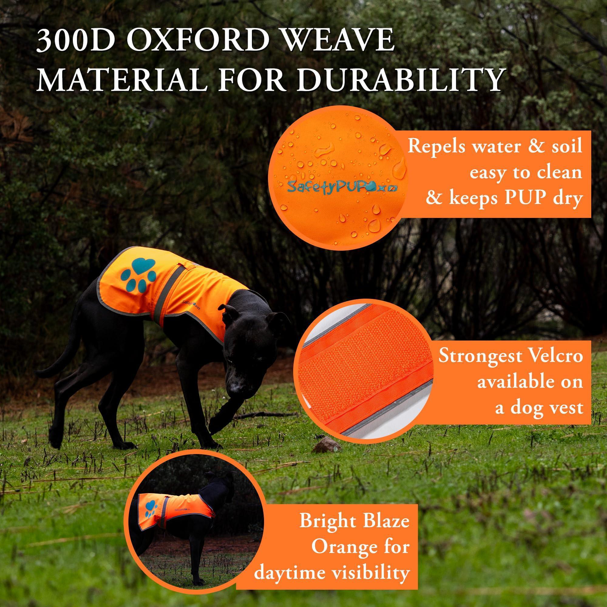 Reflective Dog Vest Hi-Vis 18.5 in Chest x 15 in Neck - Majestic Pet Kingdom