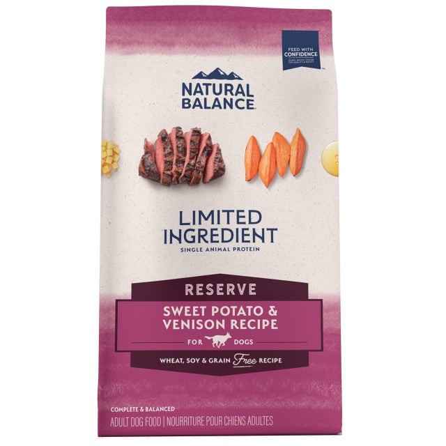 Dog Food Natural Balance Limited Ingredient Venison Sweet Ba