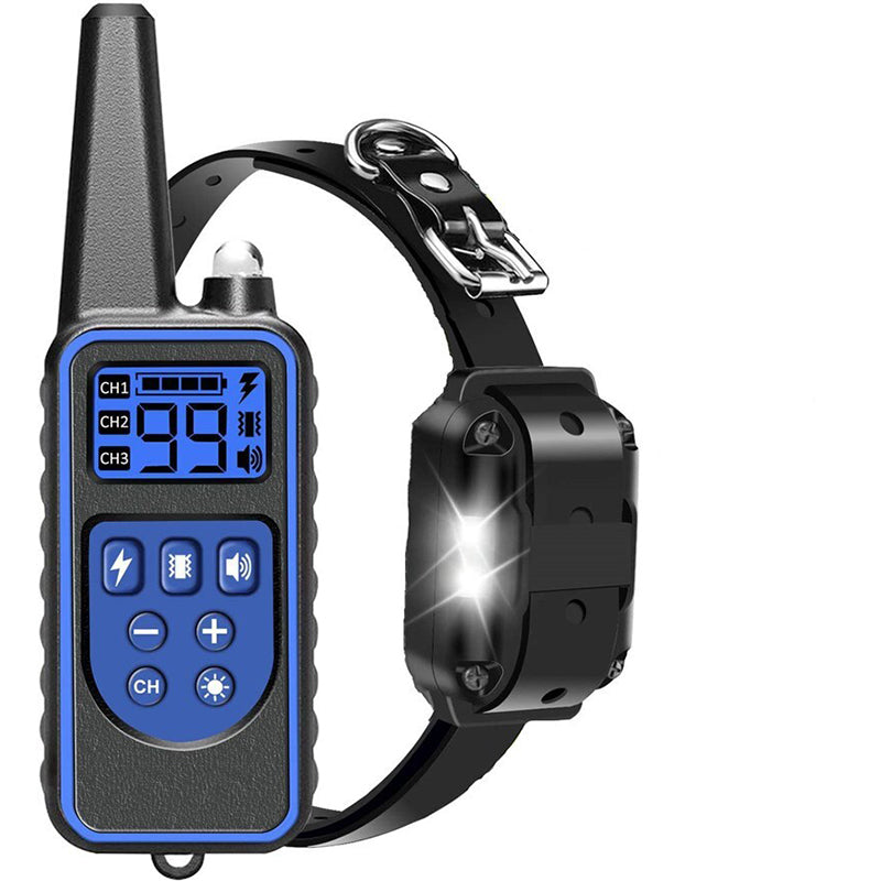 Dog training supplies - bark control device. The collar features electric shock and vibration for training. - Majestic Pet Kingdom