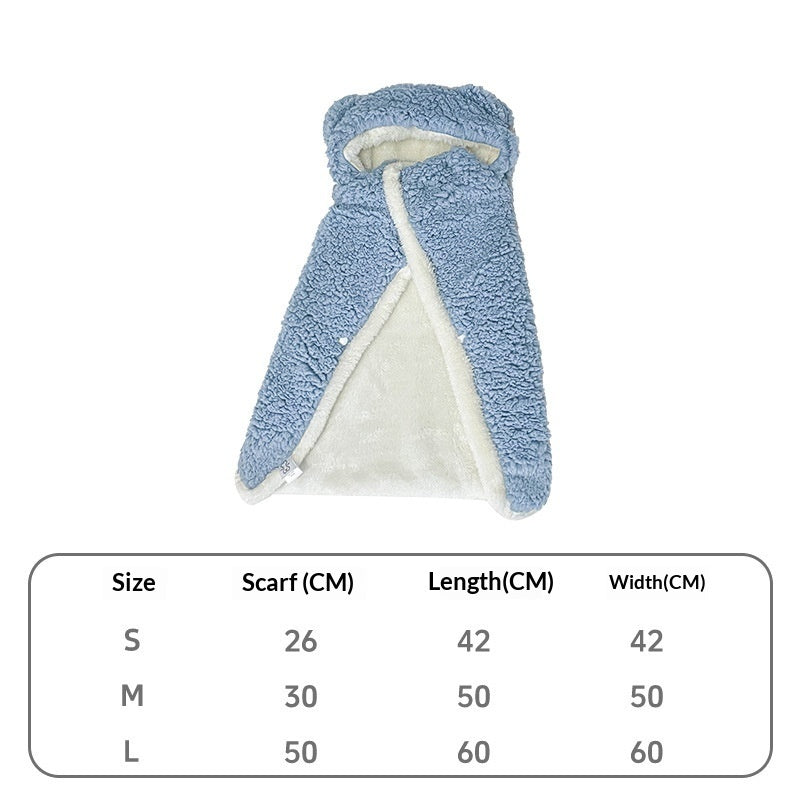 Dog Blanket Soft Warm Fleece Reversible Winter Sleeping Mat Pad - Detail Angle 4 | Majestic Pet Kingdom