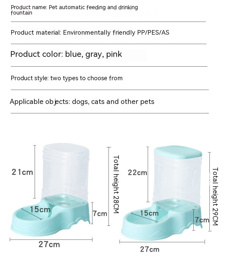 Large Capacity Dog Bowl 38L Combination Grain Bucket Pet Supplies - Majestic Pet Kingdom