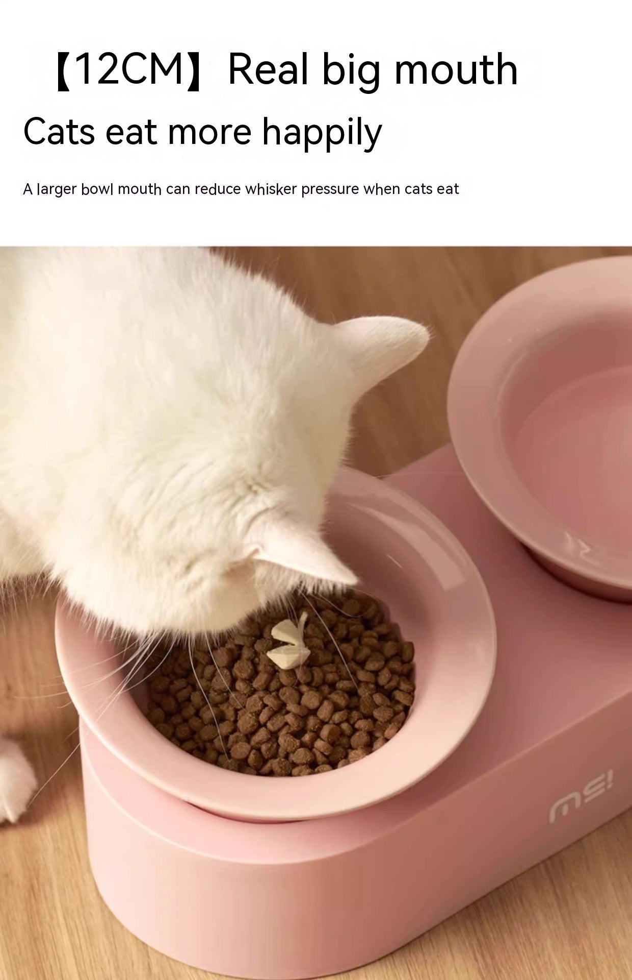 Cat Dog Ceramic Double Bowl - Majestic Pet Kingdom