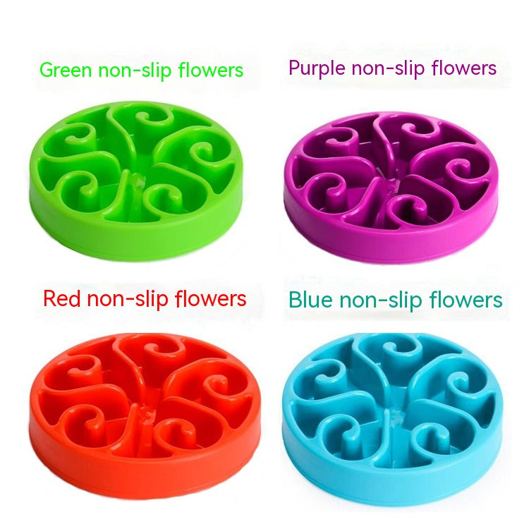 Dog Bowl Slow Feeder Non-Slip Anti-Choking Food Basin Maze Dish - Detail Angle 4 | Majestic Pet Kingdom