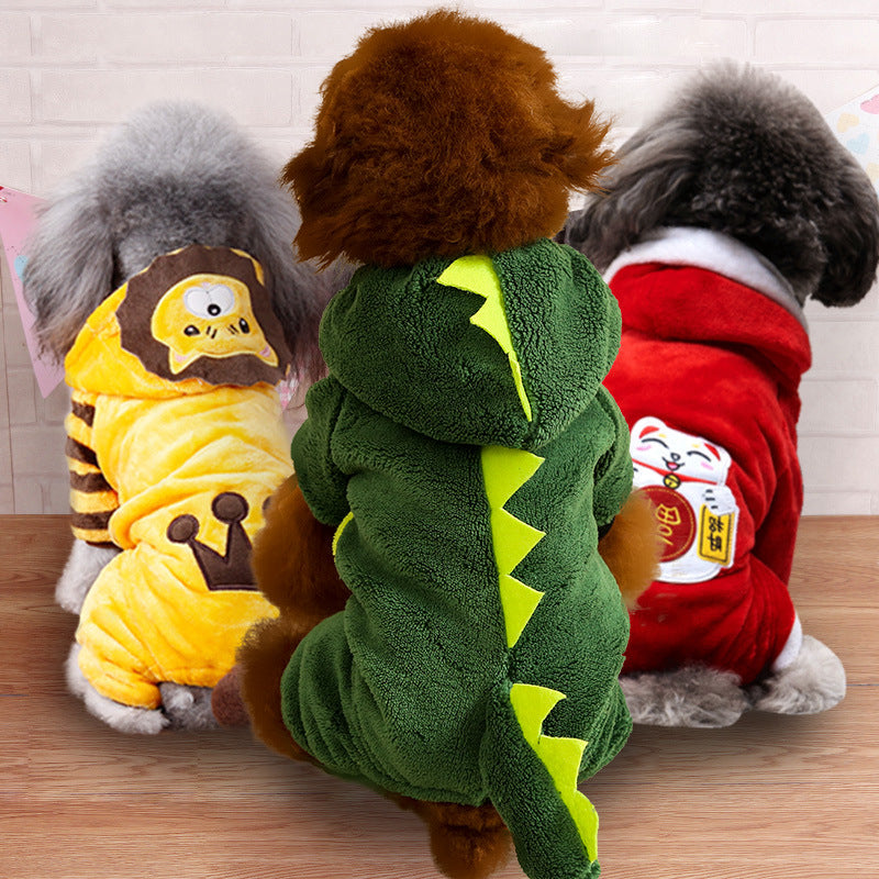 Autumn And Winter Transformed Into Dog Pet Costumes - Majestic Pet Kingdom