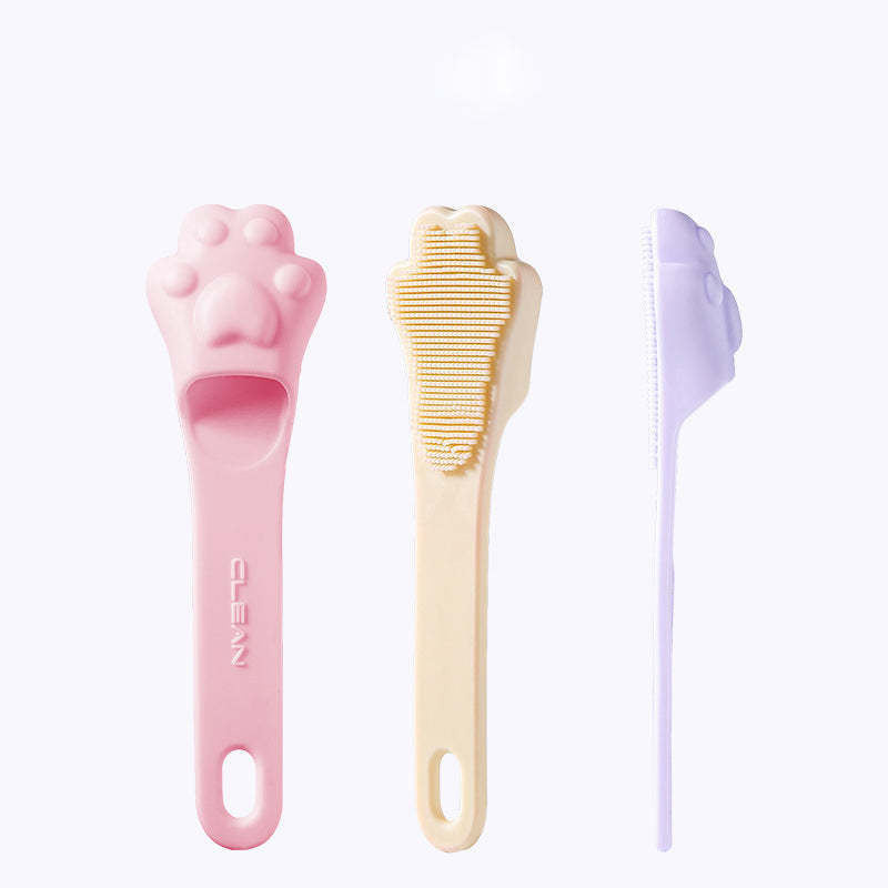 Dog Toothbrush Food Grade Silicone Finger Cleaning Brush Kit
