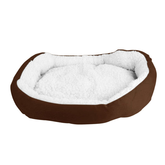 Pet Dog Bed Soft Warm Fleece Puppy Cat Bed Dog Cozy Nest Sofa Bed Cushion For S/M Dog | Purrfect Pet Kingdom