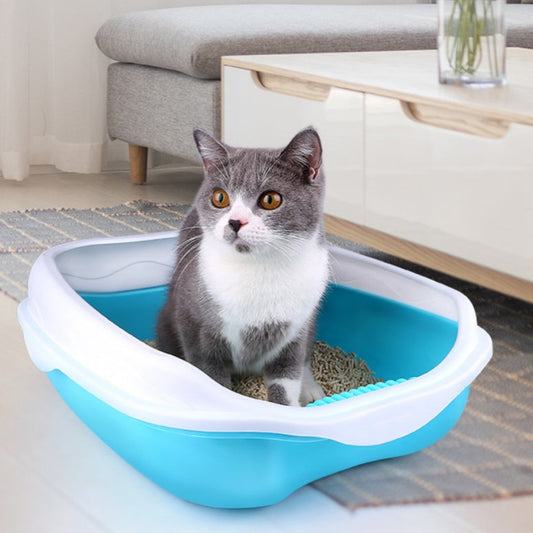 Semi Enclosed Cat Sized Thickened Splash Proof Toilet | Purrfect Pet Kingdom