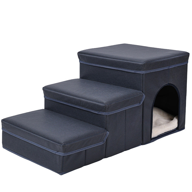 Multifunctional Pet Stairs Bed & Puppy Ladder