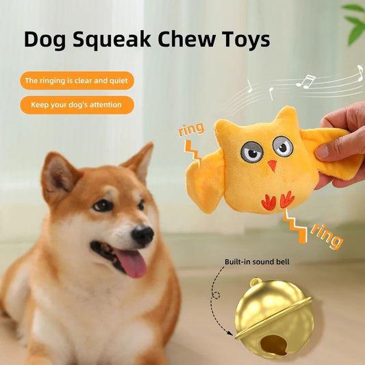 Animals Shape Squeaky Toys Plush Dog Toy Cute Bite Resistant PP Cotton Dog Toys For Small Large Dogs Puppy Pet Dog Accessories | Purrfect Pet Kingdom
