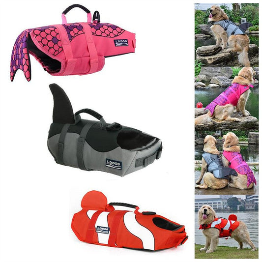 New Pet Life Jacket Dog Outdoor Swimming Suit Summer Dress - Majestic Pet Kingdom