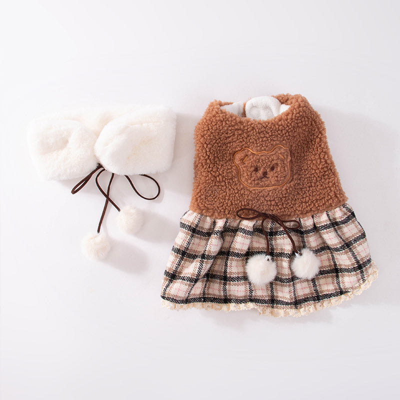 Fashion New Puppy Cute Bear Dress - Majestic Pet Kingdom