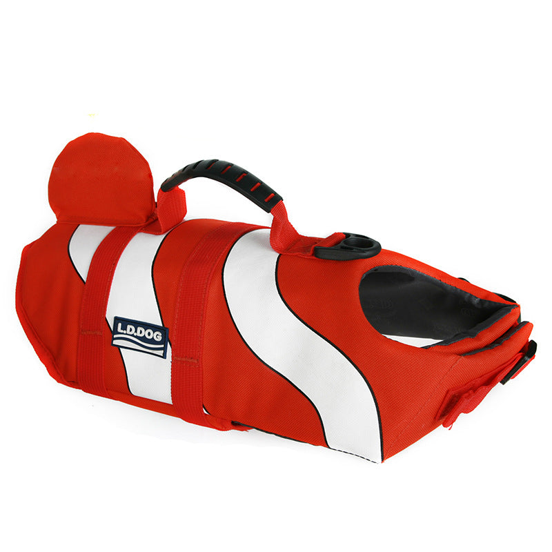 Mermaid Shark Pet Dog Swimming Life Vest Adjustable Dog Life Jacket for Small Large Pet Dog Summer Dog Life Aid Vest Swimwear - Majestic Pet Kingdom