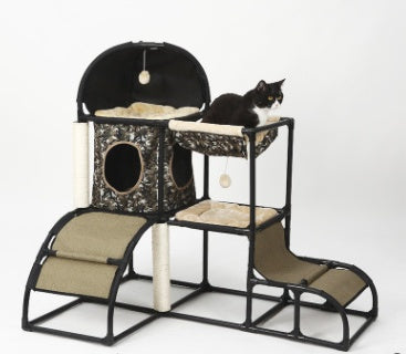 Cat Scratching Post Sisal Rope Climbing Stand Combination