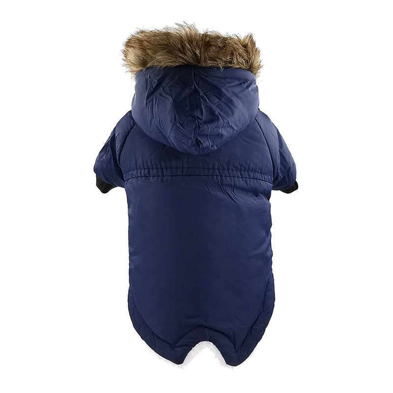 Dog Clothes Winter Thickened Warmth Cotton Pet Dogs Coat Jacket - Majestic Pet Kingdom