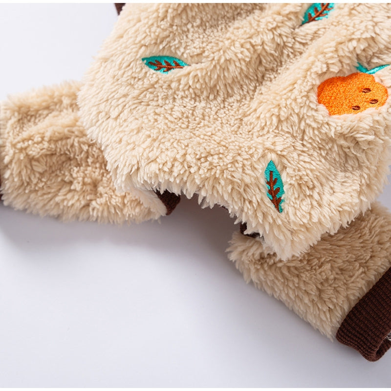 Wholesale Of Dog Clothes, Autumn And Winter Warm Four-legged Clothes, Small And Medium-sized Dog Teddy Bichon Frise Fleece Clothes, And Cat Pet Clothing - Majestic Pet Kingdom