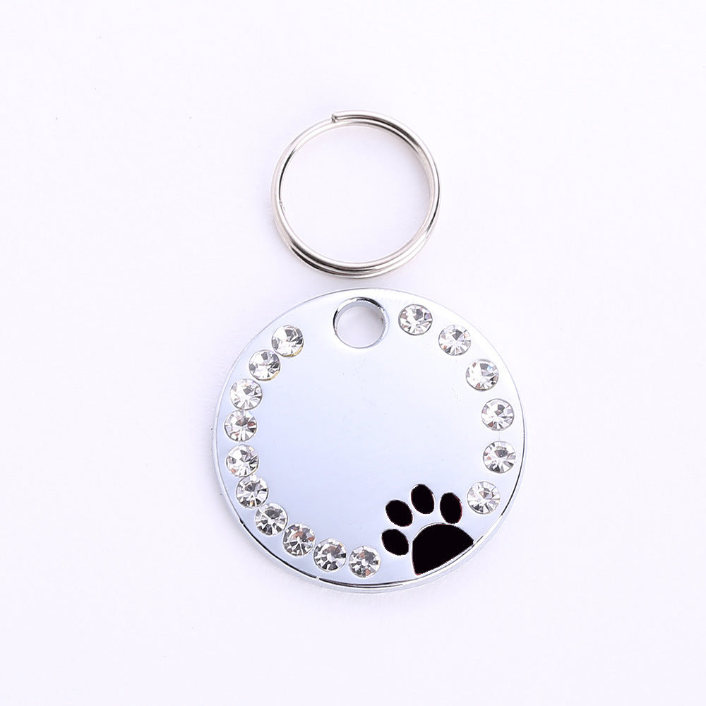 Dog ID Tags Custom Engraved Stainless Steel Name Charm Plate