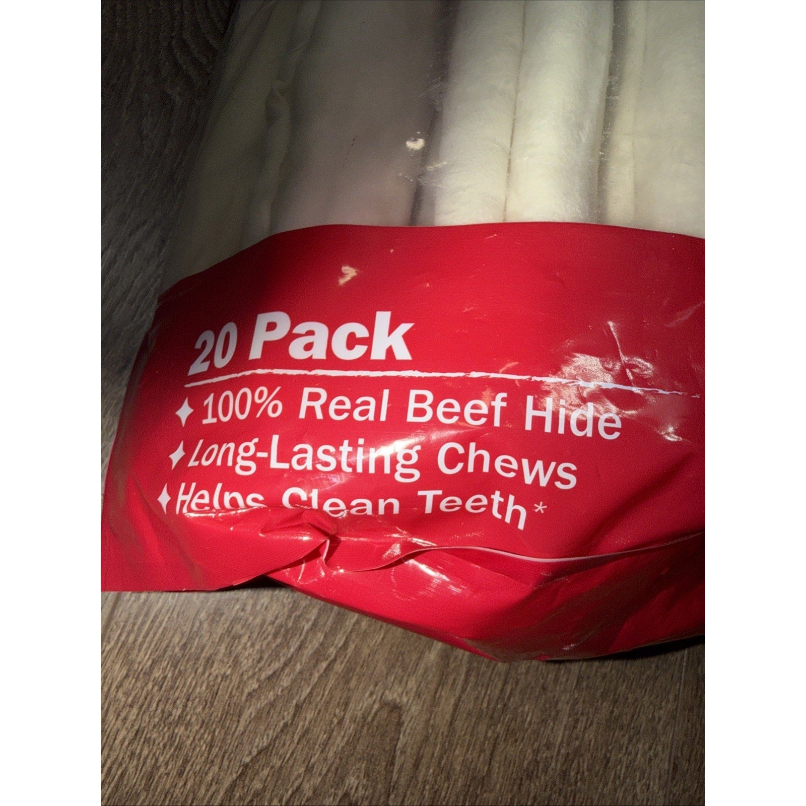 Dog Chews Cadet Premium Beefhide Retriever Rolls 20-Pack 5lb - Detail Angle 3 | Majestic Pet Kingdom