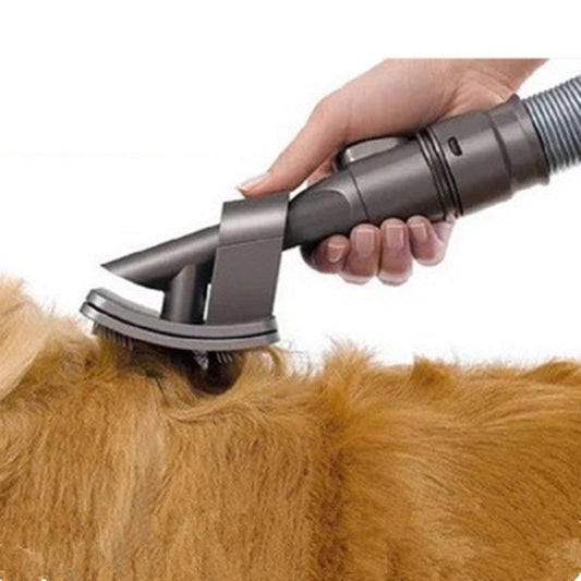 Dog Grooming Vacuum Attachment Brush Tool for Pet Hair Clippers