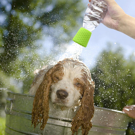 Silicone Pet Shower Head Portable Pet Bathing Shower Tool Outdoor Cat and Dog Cleaning Grooming Supplies - Detail Angle 2 | Majestic Pet Kingdom