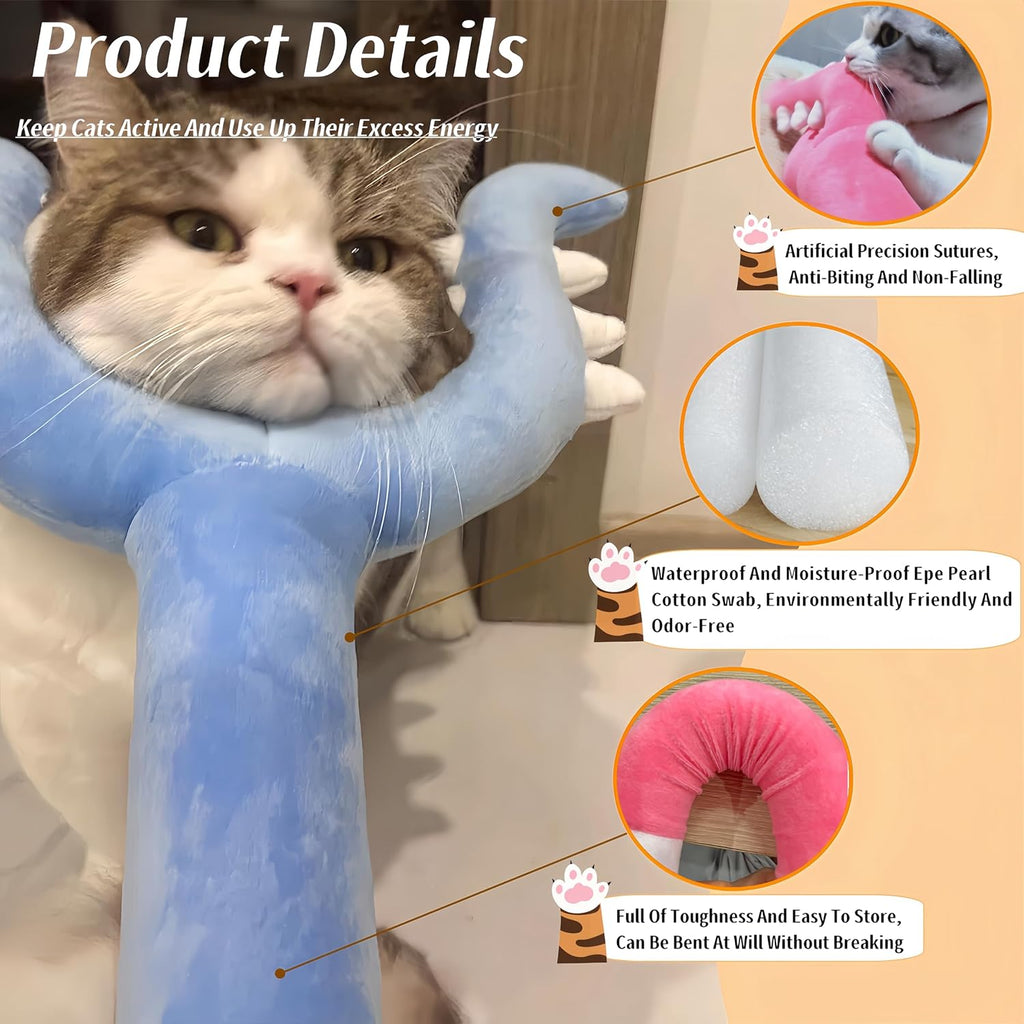 Plush Cat Wand Toy Catch The Naughty Cat Wand Pet Toys Interactive Cat Toy Chikawa Cat Toy Wand Sanctioning Cat Stick Toy Cat Toys For Indoor Cats - Majestic Pet Kingdom