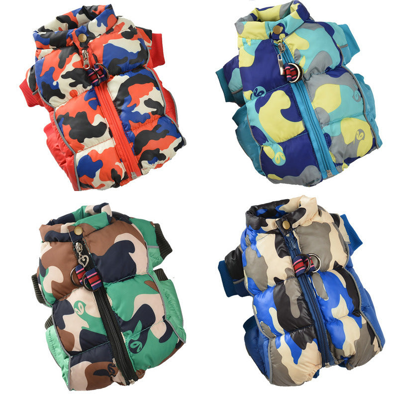Winter Pet Dog Clothes Super Warm Jacket Thicker Cotton Coat Waterproof Small Dogs Pets Clothing For Puppy - Majestic Pet Kingdom