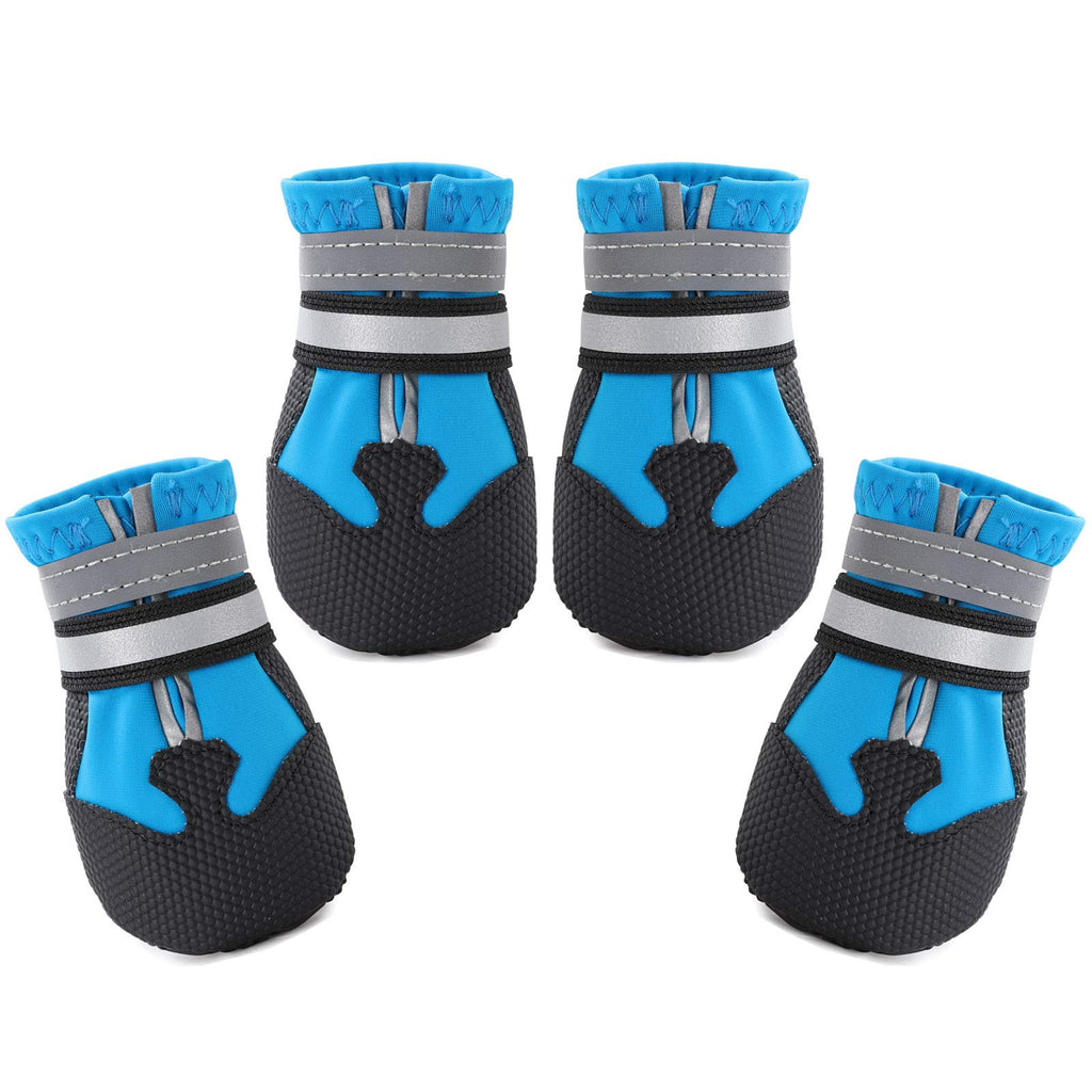 DiWater-Resistant Dog Boots For Medium Large Dogs,Non-Slip Dog Shoes For Winter Snow,Lightweight Paw Protector For Cold Pavement,Soft Dog Booties For Outdoor Walking Indoor Hardfloors - Majestic Pet Kingdom