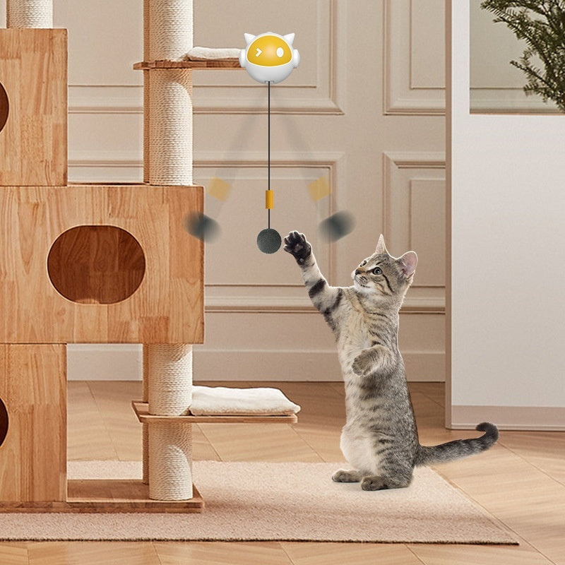 Cat Toy Electric Automatic Lifting Telescopic String Ball Play - Detail Angle 3 | Majestic Pet Kingdom