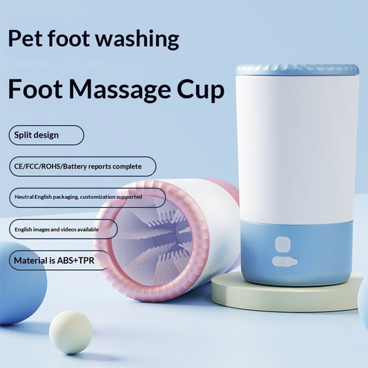 Dog Paw Cleaner Silicone Bristles Portable Foot Washer Cup