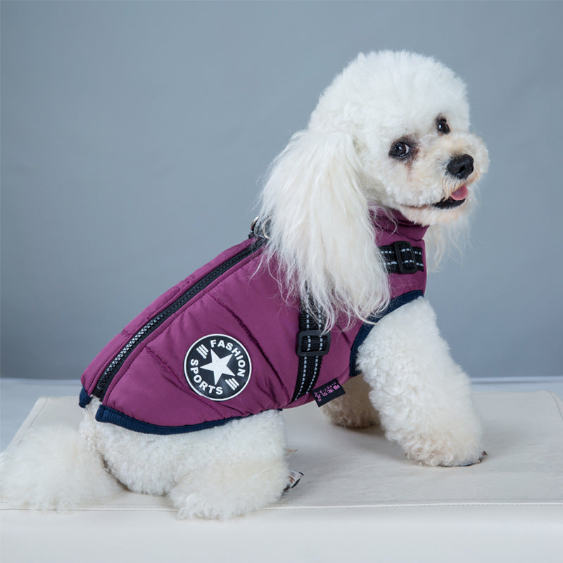 Pet Dog Clothes For Small Dogs Winter Warm Dog Hooded Coat Jackets Chihuahua Pug Outfits Puppy Cat Clothing - Majestic Pet Kingdom