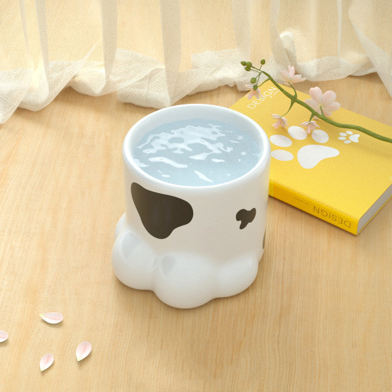Cat Bowl Ceramic High Foot Protection Cervical Spine Large Caliber Basin