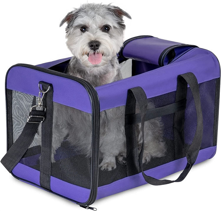Dog Cat Carriers Bags Car Portable Transport Pet Bag Cage Portable Pet Foldable Outgoing Travel Breathable Pets Handbag - Majestic Pet Kingdom