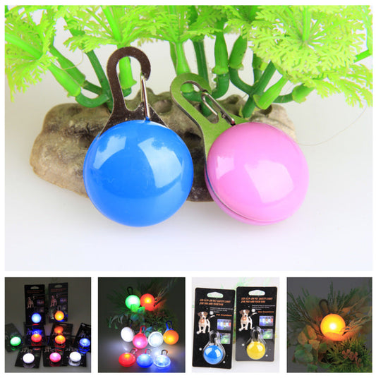 Dog Safety Light LED Glowing Clip-On Flashing Night Pendant