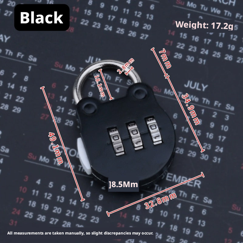 Student password lock-black-1