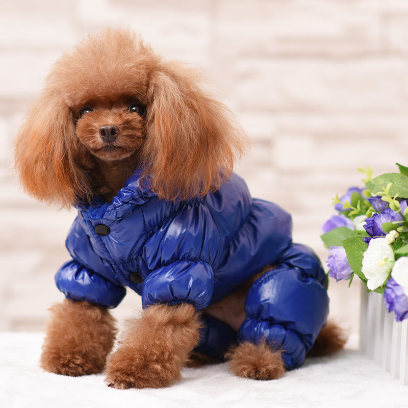 Thicken Solid Color Warm Dog Clothes For Pets - Majestic Pet Kingdom