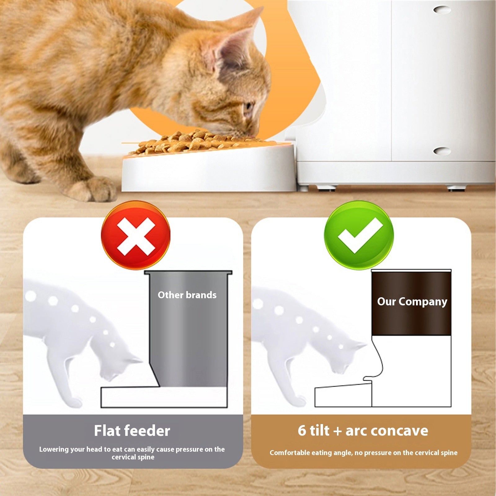 Smart Visual Pet Feeder Remote HD Wide Angle - Majestic Pet Kingdom