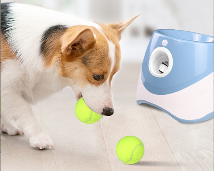 Durable Electric Interactive Throwing Training Dog Fetch Toy Thrower Machine Mini Tennis Automatic Dog Ball Launcher | Purrfect Pet Kingdom