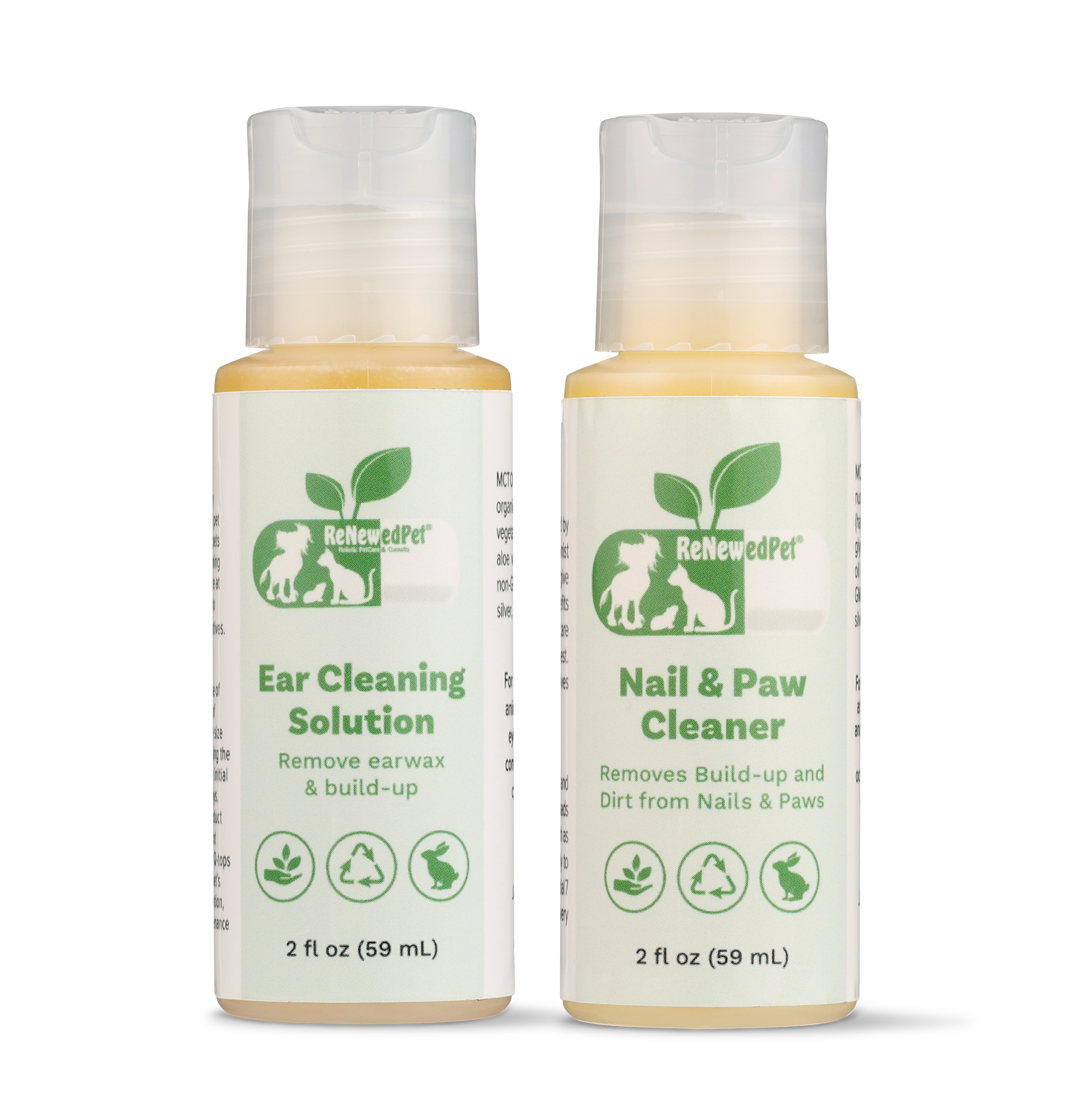 Natural Ear & Nail Cleaner Care Kit for Dogs & Cats